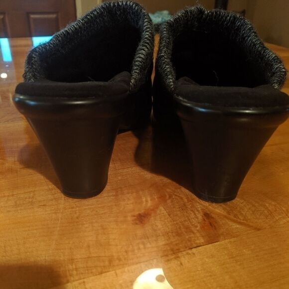 White Mountain Noreaster clog leather black 8.5 - Picture 4 of 6